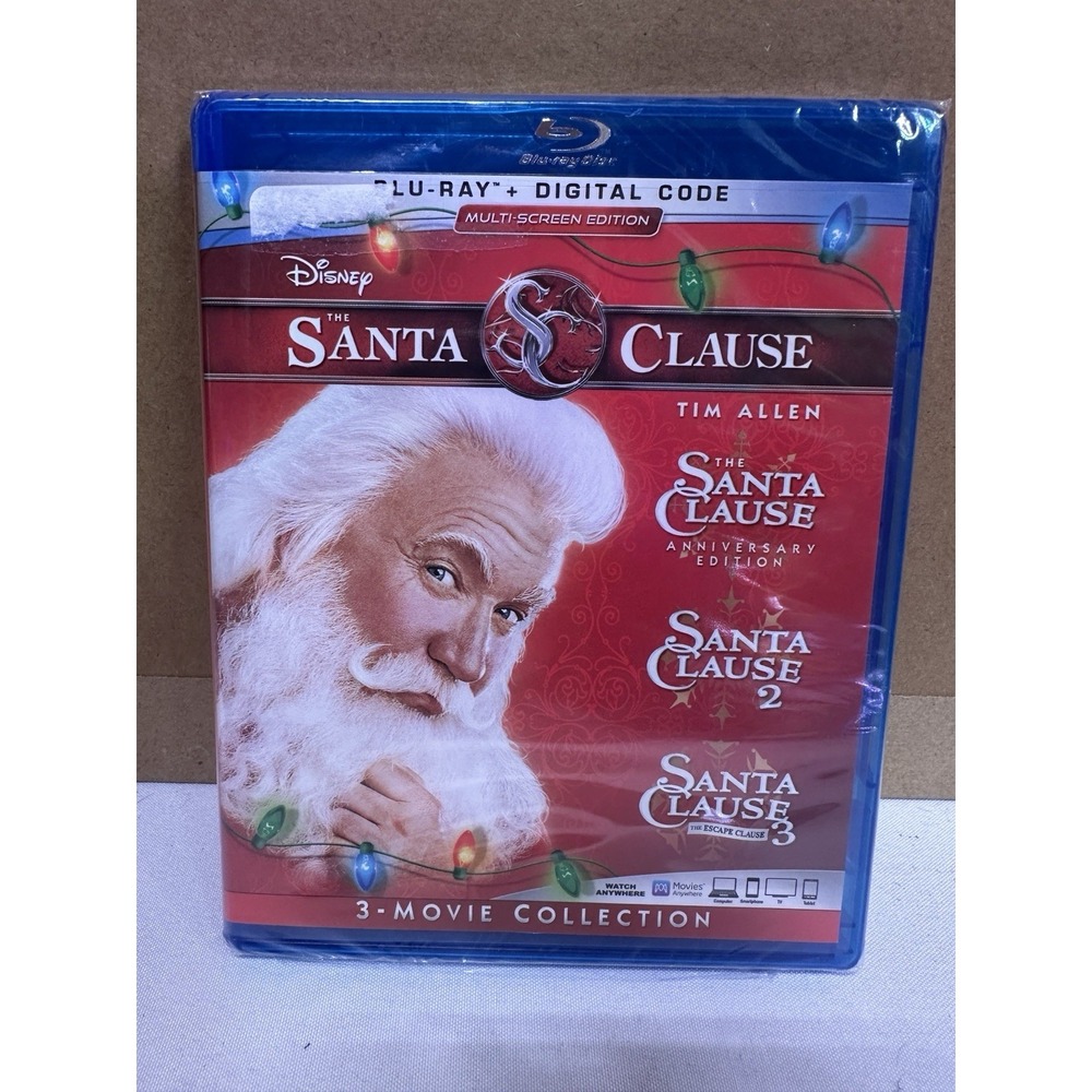 THE SANTA CLAUSE: Complete 3-Movie Collection Blu-ray Factory Sealed NEW!
